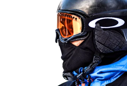 Hjälm och goggles